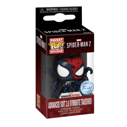 Pop Keychain - Spider-Man 2 Advenced Suit 2.0 Symbiote Takeover